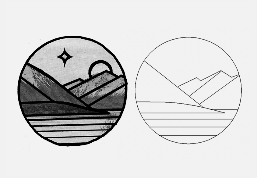 logo design for ranginui in lake tekapo